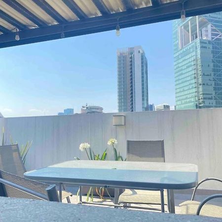 Ferienwohnung Downtown Depto Con Terraza Privada Mexiko-Stadt Exterior foto