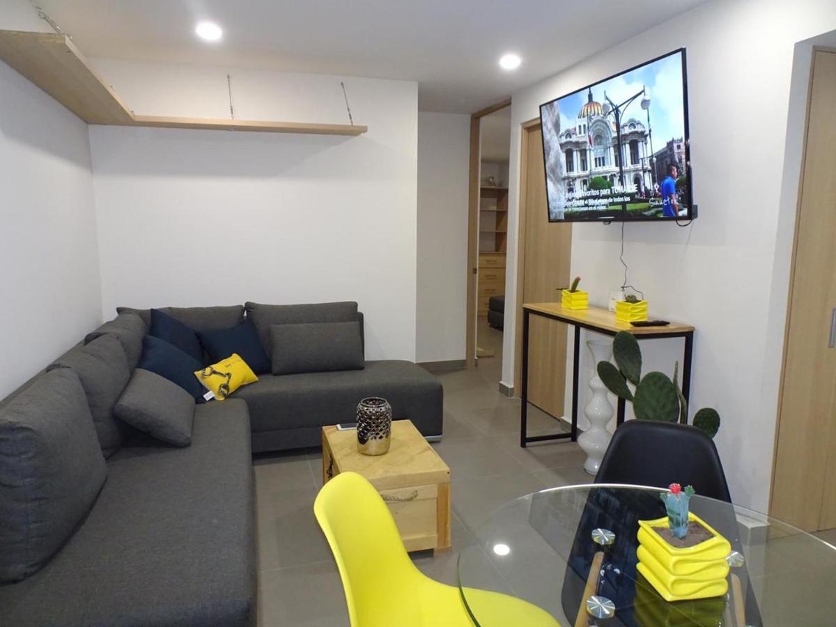 Ferienwohnung Downtown Depto Con Terraza Privada Mexiko-Stadt Exterior foto