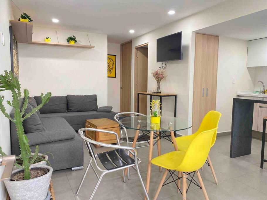 Ferienwohnung Downtown Depto Con Terraza Privada Mexiko-Stadt Exterior foto