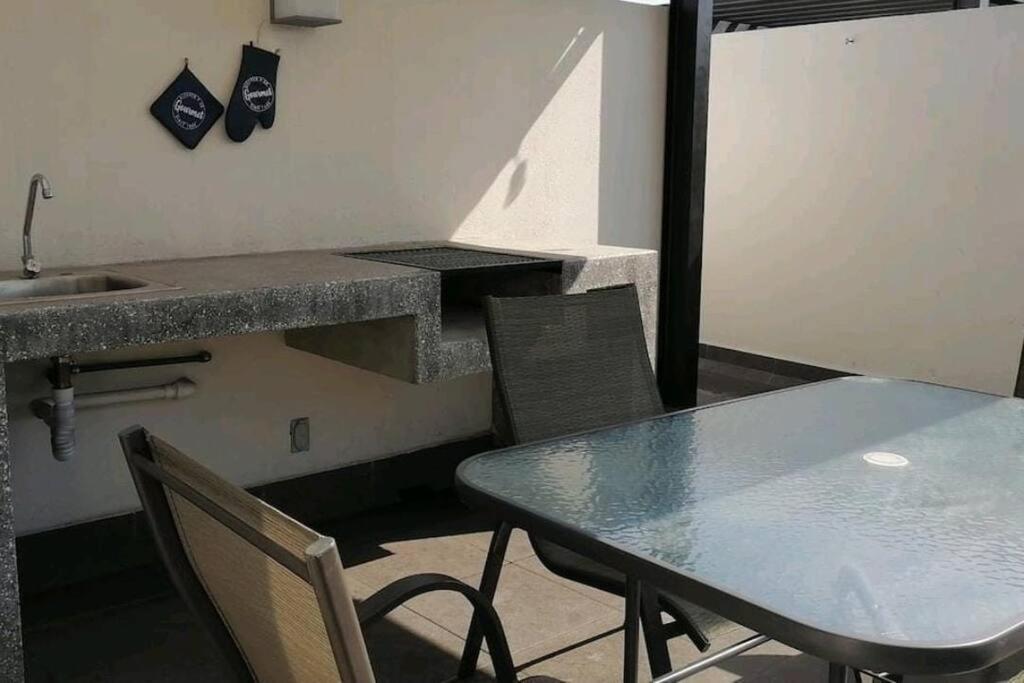 Ferienwohnung Downtown Depto Con Terraza Privada Mexiko-Stadt Exterior foto