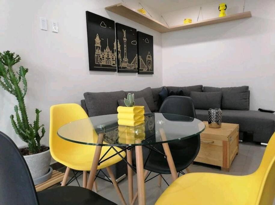 Ferienwohnung Downtown Depto Con Terraza Privada Mexiko-Stadt Exterior foto